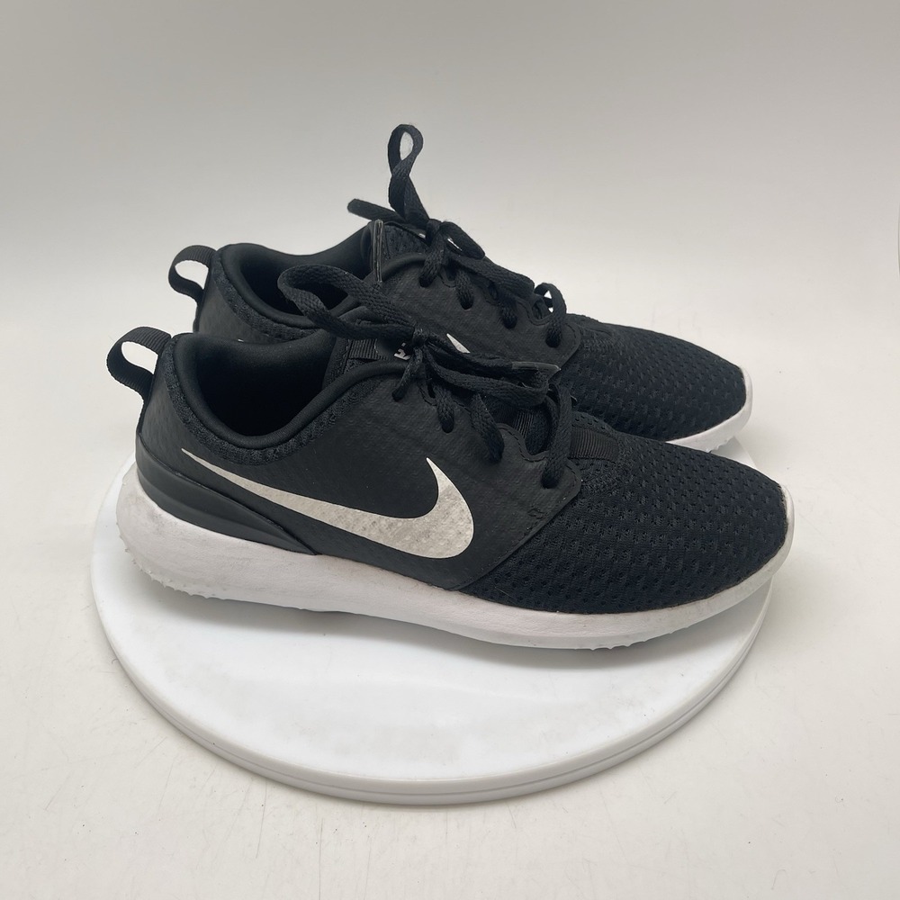 Nike Roshe G Womens Spikeless Golf Shoes Size 7 Black White CD6066-001